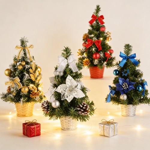 Mini christmas tree with led - tree,