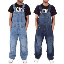 Mens Denim Dungarees Jumpsuit