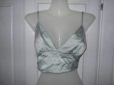 Zara Shimmery Sage Green Bra