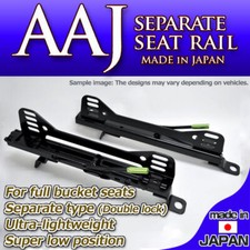 R32 Skyline Full Bucket Seat Rail LEFT Double Lock Separate Type Made in Japan