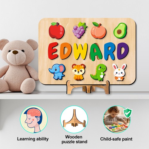 Personalised children wooden - personalised,