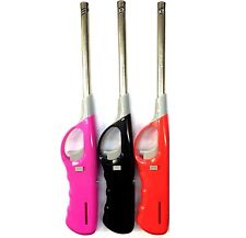 1X Brand New LARGE Refillable Gas LONG/Reach BBQ Fire Lighter random colour uk