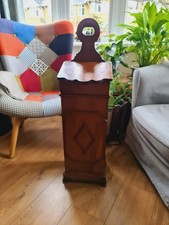 Antique Mahogany Candle Box Church Alter Rectory Baguette Box Salvaged Large 36"