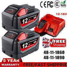2X For Milwaukee M18 12 AH 18V