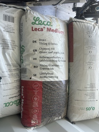 Leca medium expanded clay - leca,