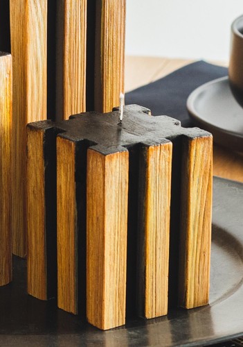 Lamella candle slat effect - lamella,