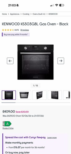 Kenwood integrated single gas - integrated,