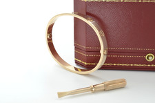 Cartier Rose  Gold  Love Bracelet Size 16 Mint 2014 Box And Papers Rrp: £7,050