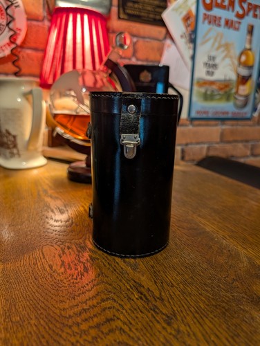 Vintage black leather camera - vintage,