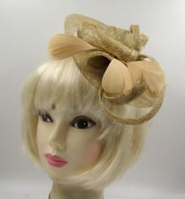 UK Stylish Woman Feather Hair Fascinator on Headband Wedding Royal Ascot B12