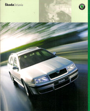 Skoda Octavia 2000-2002 UK Market Sales Brochure Hatchback, Estate, 4x4