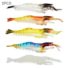 5pcs shrimp soft lure - shrimp,