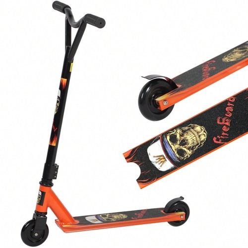 Black orange skull pro stunt - orange,