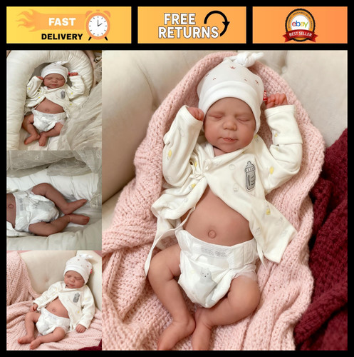Reborn baby doll girl - 18",