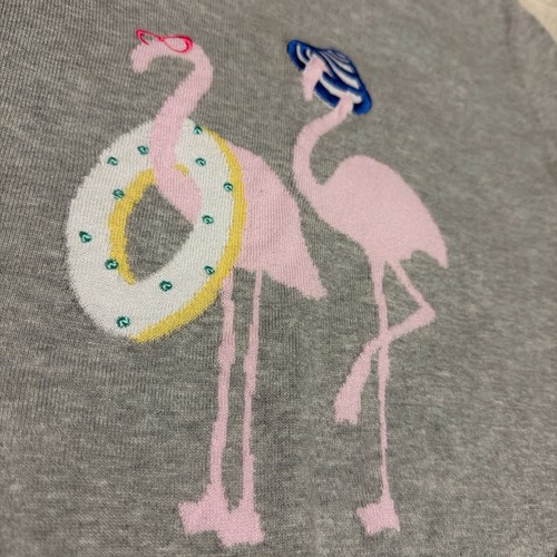 Talbots gray flamingo - talbots,