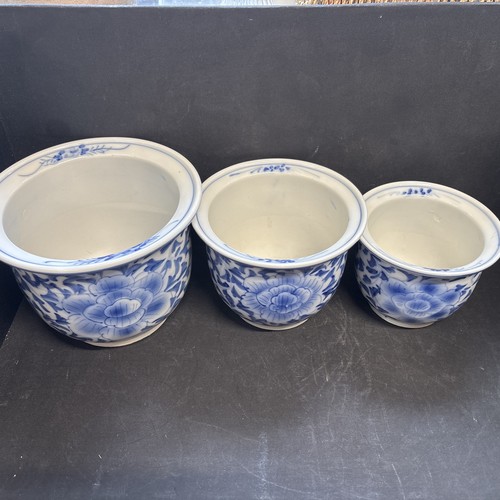 Vintage chinese blue white - chinese,