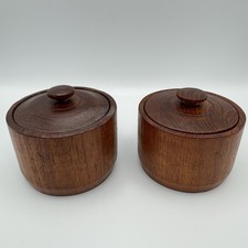 Vintage Teak Lidded Storage