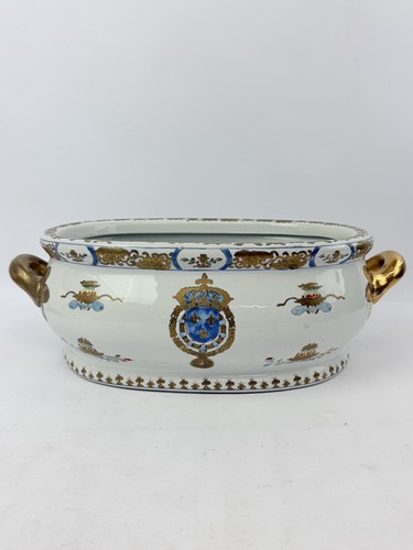 Vintage porcelain fleur - porcelain, lis