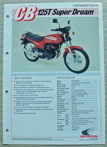 Honda cb125t super - cb125t,