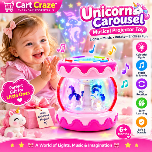 Baby unicorn carousel musical - unicorn,