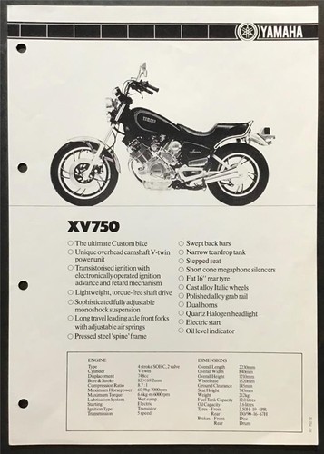 Yamaha xv750 motorcycle sales - yamaha,