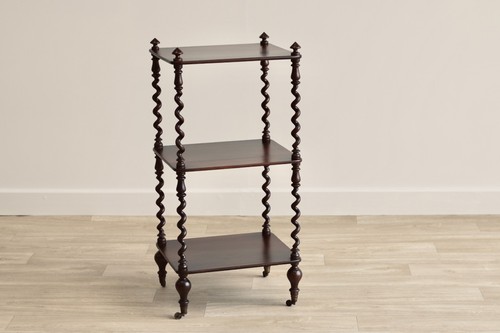 Mahogany tiered whatnot - , table