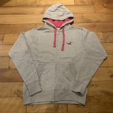 Grey Hollister Zip-Up Hoodie