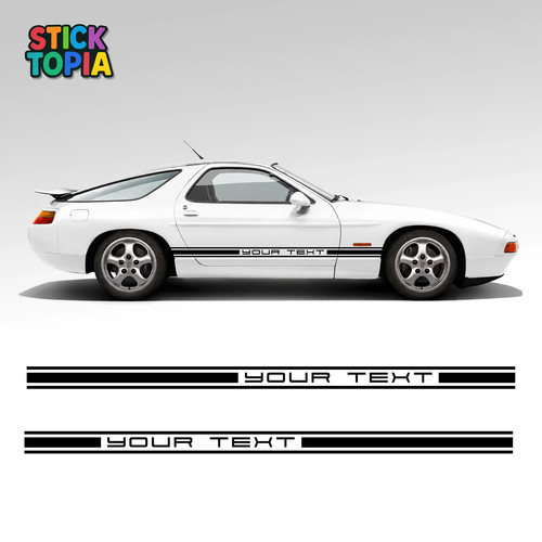 Porsche 911 928 - side, stripe