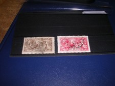 GB Stamps seahorses. 1913-1915