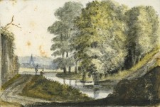 River Landscape - Miniature