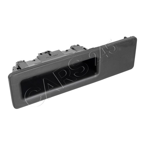 Black plastic rear hatch - rear,