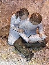 Willow Tree by Susan Lordi "New Life" Mother Father Baby Resin Figurine 2000
