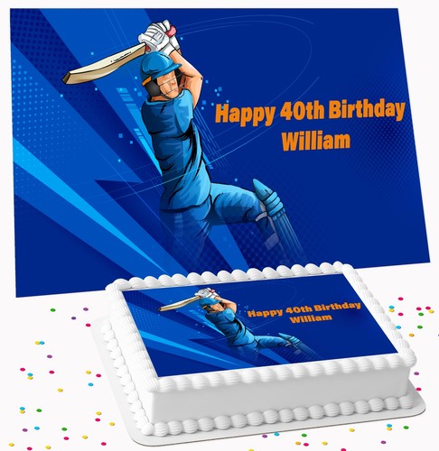 Cricket birthday personalised - cricket,