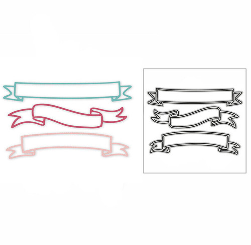 3pcs small banners - , label