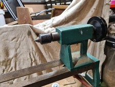 Large wood turning lathe