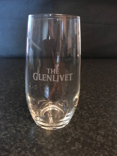 Glenlivet whiskey tall glass - glenlivet,