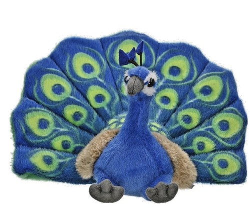 Peacock plush wild republic - by,
