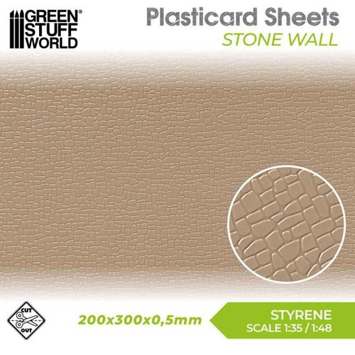 Textured styrene plasticard - textured,