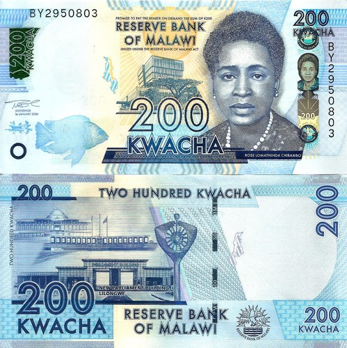 Malawi 200 kwacha 2024 - , p-65ag