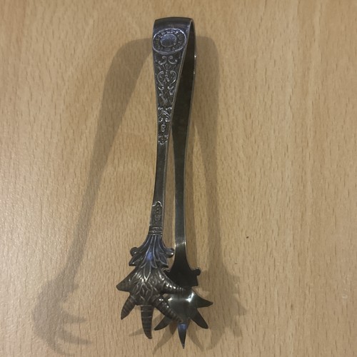 Vintage sugar tongs epns - -,