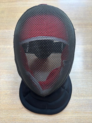 Red dragon hema fencing mask - red,