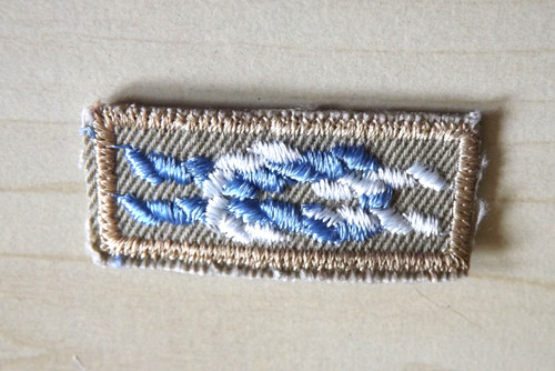 Bsa silver beaver square knot - bsa,