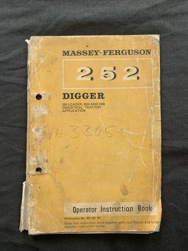 Massey ferguson252 digger 250 - massey,