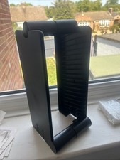 Black plastic storage tower - cd,