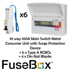 Fusebox - 10 Way 100A Main