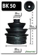 Shaftec bk50 boot kit - bk50, cv