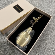Alexander McQueen Gold Colour  Perfume Bottle Bag Charm With Logo Xmas Gift 2024