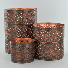 Metal Votives Moroccan Style -