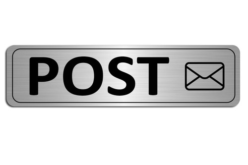 Post mailbox letters - letters, parcels