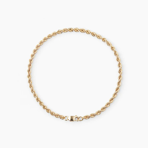 Gold twist eternal bracelet - twist,